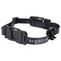 Skullerz By Ergodyne Black Headband Light Mount with Silicone Strap 8979